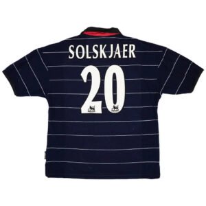 Solskjaer20RetroManchesterUnitedAwayJersey199900.jpg Solskjaer #20 Retro Manchester United 1999/00 Away Soccer Jersey
