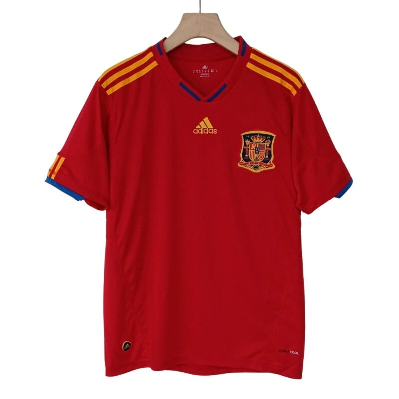Spain 2010 Home Retro Soccer Jersey