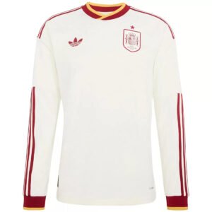 Spain Away Soccer Jersey 2026 World Cup Long Sleeve