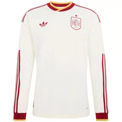 Spain Away Soccer Jersey 2026 World Cup Long Sleeve