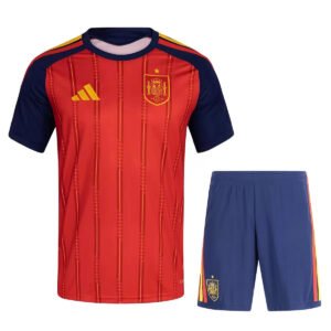 SpainHomeJerseyKitWorldCup2026_2.jpg Spain Home Soccer Kit - Jersey + Shorts 2026 World Cup