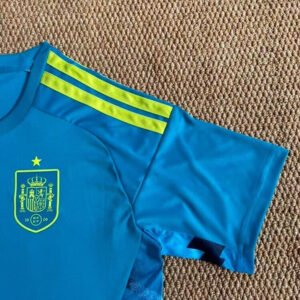 Spain_2026_Home_Goalkeeper_Jersey_3.jpg Spain Home Goalkeeper Soccer Kit - Jersey + Shorts 2026 World Cup