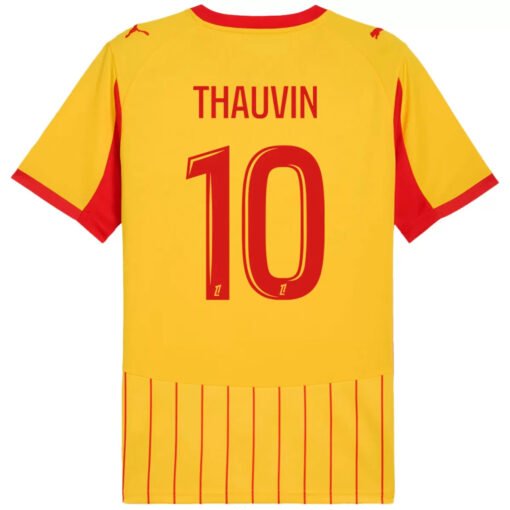 THAUVIN10RCLensHomeJersey202526.jpg THAUVIN #10 RC Lens Home Soccer Jersey 2025/26