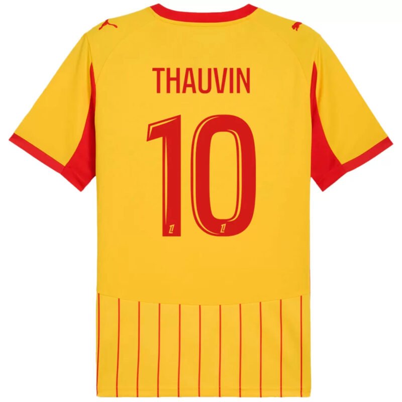 THAUVIN10RCLensHomeJersey202526.jpg THAUVIN #10 RC Lens Home Soccer Jersey 2025/26