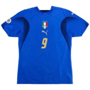 TONI9RetroItalyHomeJerseyWorldCup2006_1.jpg TONI #9 Italy 2006 Home Retro Football Jersey