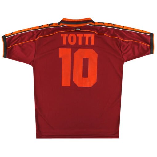 TOTTI10-1998-99-roma-diadora-home-shirt.jpg TOTTI #10 Retro Roma Home Soccer Jersey 1998/99