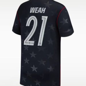Timothy Weah #21 USMNT USA Away Soccer Jersey 2026