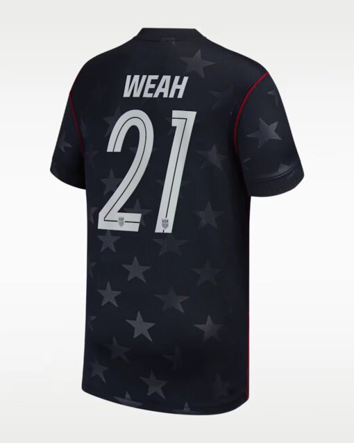 Timothy Weah #21 USMNT USA Away Soccer Jersey 2026