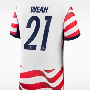 Timothy Weah #21 USMNT USA Outlaws Home Soccer Jersey 2026