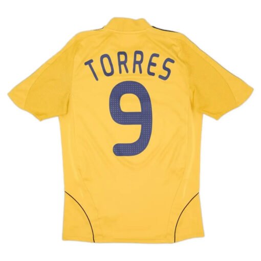 Torres #9 Spain 2008 Away Retro Football Jersey