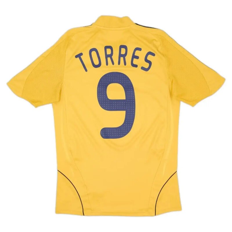 Torres.jpg Torres #9 Spain 2008 Away Retro Football Jersey