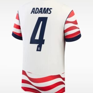 Tyler Adams #4 USMNT USA Outlaws Home Soccer Jersey 2026