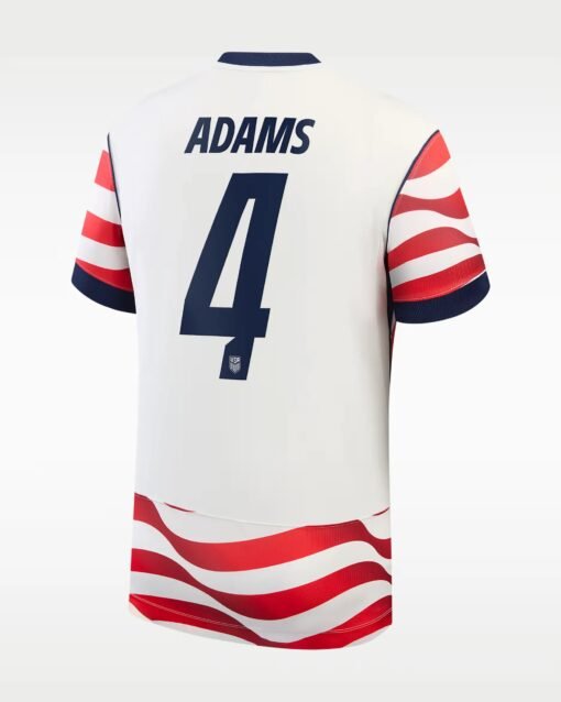 Tyler Adams #4 USMNT USA Outlaws Home Soccer Jersey 2026