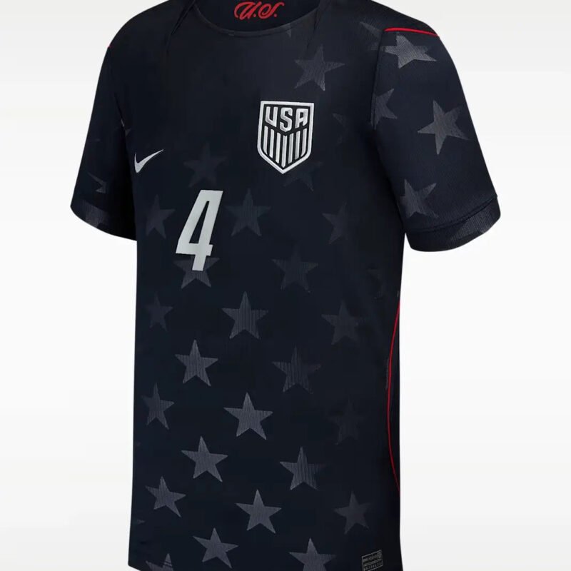 Tyler Adams #4 USMNT USA Away Soccer Jersey 2026