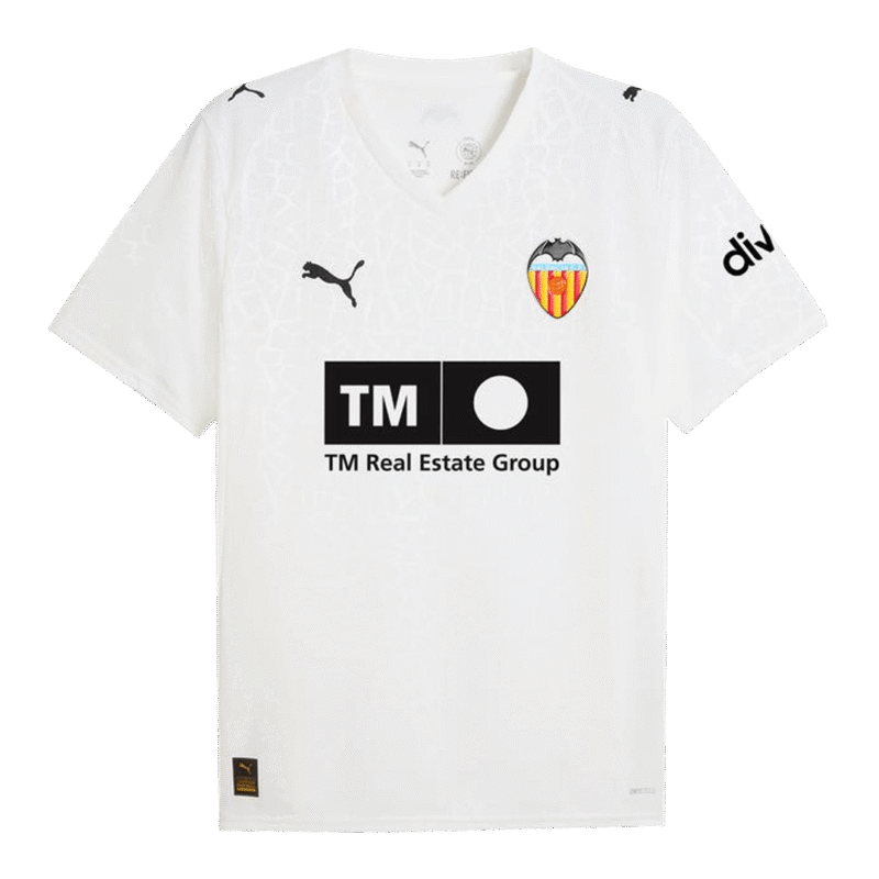 Valencia Home Soccer Jersey 2025/26