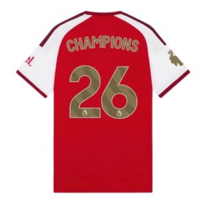 arsenal_202627_Champions.jpg Champions #26 Arsenal Home Soccer Jersey 2026/27 with Badge