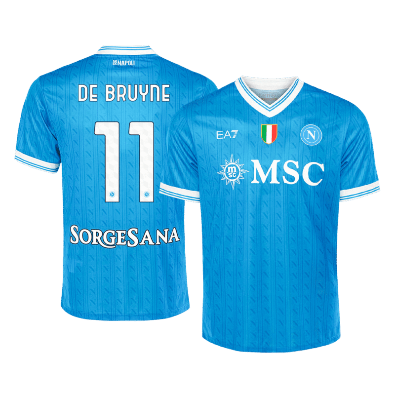 cd4f17e7a795f82ae4796d79321b8e81.png DE BRUYNE #11 Napoli Home Soccer Jersey 2025/26