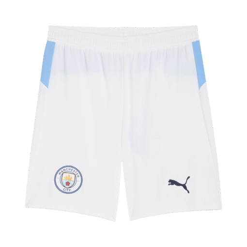 Manchester City Home Soccer Shorts 25/26 White