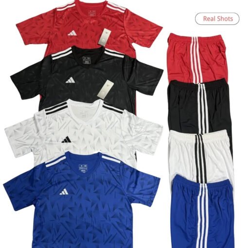kidscustomkit-R025_4.jpg Kid's Blank Custom Soccer Kit - Jersey + Shorts R025