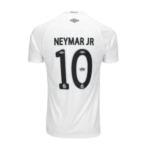 NEYMAR JR #10 Santos FC Home Soccer Jersey 2025/26