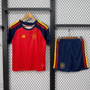 spainhomejersey2026kit_1.jpg Spain Home Soccer Kit - Jersey + Shorts 2026 World Cup