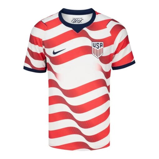 USMNT USA Outlaws Player Version Home Soccer Jersey 2026 World Cup Stripes