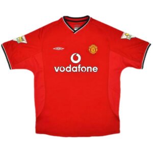 BECKHAM #7 Manchester United 2000/02 Home Retro Jersey