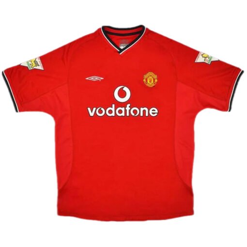 BECKHAM #7 Manchester United 2000/02 Home Retro Jersey
