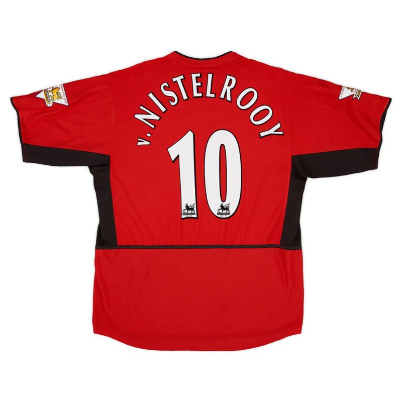 v.Nistelrooy_10RetroManchesterUnitedHomeJersey200204.jpg v.Nistelrooy #10 Retro Manchester United 2002/04 Home Soccer Jersey